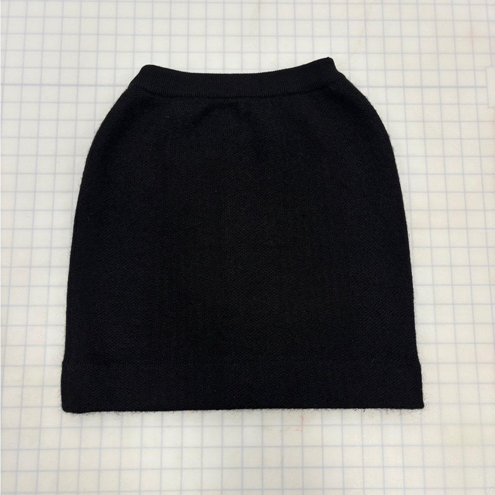 Wool knitted issey miyake skirt